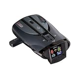 Cobra XRS 9960G Voice Alert 15-Band Radar/Laser Detector with 1.5-Inch Full-Color Display, GPS Locator, and Red Light/Speed Features