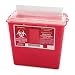 Unimed-Midwest SCMC019822 Biohazard Infectious Container for Sharp Objects, 8 Quarts ...