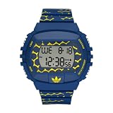 Adidas Originals Unisex Blue And Green Digital Nyc Watch - ADH6117