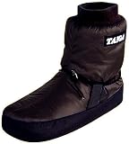 TAIGA Polar Booties Foot Warmers, Black, Men's Large
