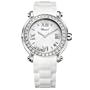 Chopard Women's 278475-3018 Happy Sport Round Diamond Bezel Watch