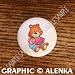 BEARY BEST BEARS LOVE BOY BEAR DRAWER PULLS KNOBS