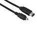 Hama 4pin - 6pin Firewire Cable 2mtr
