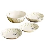 Lenox Butterfly Meadow 7-Piece Pasta Salad Set by Lenox