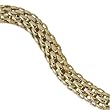Hollow Popcorn Chain Necklace, 14K Yellow Gold