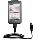 Classic Straight USB Cable for the Sony Clie TH55 with Power Hot Sync and Charge capabilities - Gomadic Brand w/ TipExchange Technology