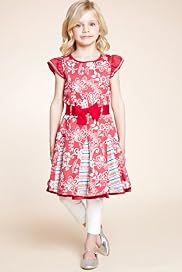 Autograph Cotton Rich Godet Dress & Leggings Outfit