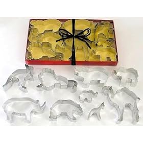 R & M Animal Cookie Cutter Set - Zoo