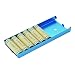 MMF Industries Rolled Coin Aluminum Tray with Denomination and Quantity Etched on Side, Blue (211010508)