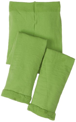 Jefferies Socks Little Girls'  Pima Footless Tight, Lime, 4-6 Years