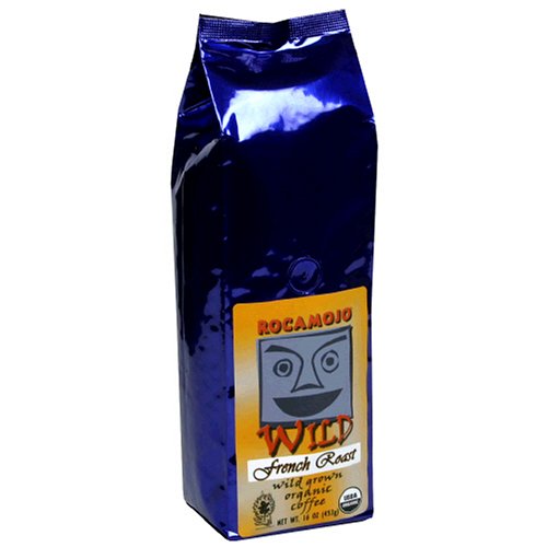 Rocamojo Organic Gourmet Coffee, Wild French Roast, Whole Bean, 16-Ounce Bag (Pack of 3)