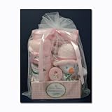 Baby's First Snowman Gift to Go Pink