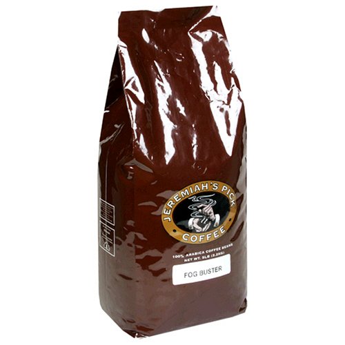 Jeremiah's Pick Coffee Fogbuster, Whole Bean, 5-Pound Bag