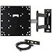 VideoSecu LCD LED TV Wall Mount Full Motion with Swivel Articulating Arm for 23-37 in, up to 42 in TV Monitor Flat Panel Screen With VESA 200 100, 20 in Extension and Post-installation Leveling System ML531B M84