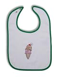 Personalized Baby Bib - Ice Cream Design