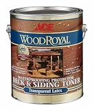 ACE PAINT DIVISION 167A112-1 WOOD ROYAL EXTERIOR LATEX DECK AND SIDING TONER - GALLON NATURAL (PACK OF 2)