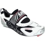 Louis Garneau 2008/09 Carbon Tri Air Road Cycling Shoes - White - 1487026-019