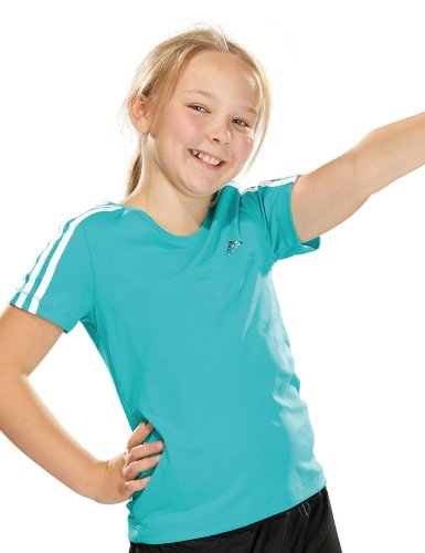 Adidas M&auml;dchen Shirt Clima Core, ultra green/white, 116, KAX25362-116