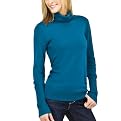 Mossimo&reg; Black: Ultrasoft Turtleneck Sweater - Royal Teal