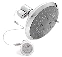 Evolve Showerheads SS-2202CP-SB Water Lily Water Saving Rain Showerhead, Chrome Polish