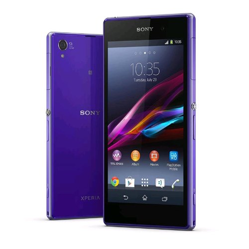 Sony Xperia Z1 (SIMフリー, 16GB, Purple)(並行輸入品)