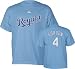 Alex Gordon Majestic Name and Number #4 Kansas City Royals Kids 4-7 T-Shirt - Small (4)