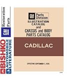 1970 1972 1973 1974 1975 CADILLAC Parts Book List CD