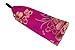 Luxurious Silk Brocade, Golden Flowers, Blue Leaves Over Fuchsia, Soft Headband