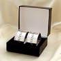 Set of 2, Sterling Silver 1-3/4"" diameter, 1"" wide Napkin Rings - Pierced Design