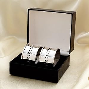Pierced Sterling Silver Napkin Rings 209P-E by