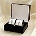 Set of 2, Sterling Silver 1-3/4"" diameter, 1"" wide Napkin Rings - Pierced D...
