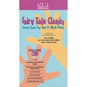 Fairy Tale Classics in American Sign Language Vol. 3 [VHS]