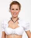 Trachten DIRNDLBLUSE B3036 weiss Dirndlblusen Tracht