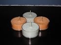 Lot of 20 All Natural 100% Soy Polycarbonate Cup TeaLight Candles Unscented