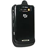 Amzer Rubberized Holster with Belt Clip for BlackBerry Curve 8900 (Black)