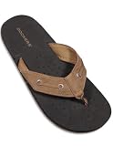 Dockers - Mens Flip Flop Sandal, Tan