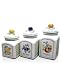 Villeroy & Boch French Garden Charm Canisters, Set of 3