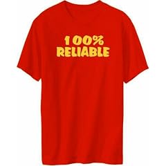100% Reliable Adjektive Herren T-Shirt (Rot, Gr��en X-Small - XXX-Large)