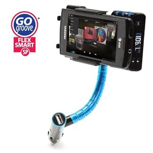 GOgroove FlexSMART SP ADVANCED Car Mount FM Transmitter and Charger for HTC , Samsung , LG , Motorola and More Smartphones and MP3 Devices