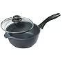 Swiss Diamond Cast-Aluminum Nonstick 3.2-Quart Saucepan with Lid