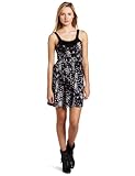 IMAGE OF Kensie Girl Juniors Scales Print Dress, Black, Medium