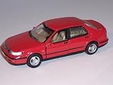 SAAB 95 9 5 SALOON CAR SEDAN RED 1/43 CARARAMA MODEL CAR