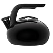 KitchenAid 2 Qt. Porcelain Enamel on Steel Curling Teakettle Black