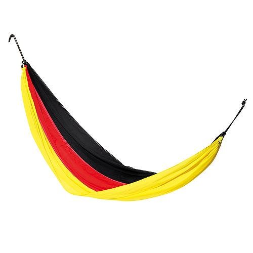 Hängematte EM/WM Deutschland – 275x60cm auch als Deutschlandfahne nutzbar Fanartikel Geschenkidee