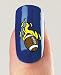 Flaming Football Mini Temporary Tattoos