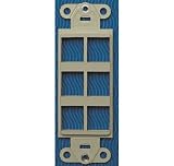 6-PORT QUICKPORT FRAME - IVORY