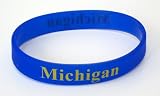 Michigan State Pride Silicone Bracelet / Wristband