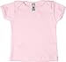 Infant Baby Rib Short Sleeve Lap Tee, Light Pink, 18-24