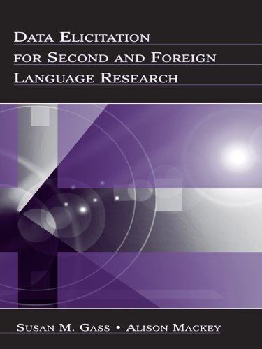 Data Elicitation for Second and Foreign Language Research (Second Language Acquisition Research Series)