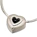 Platinum Heart Pendant Necklace
